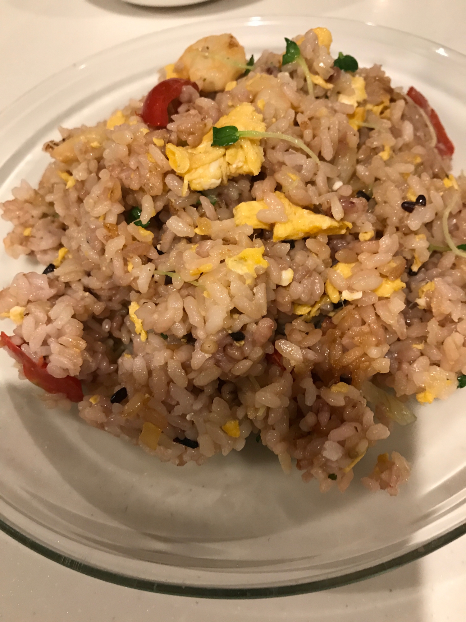 三十穀米で☆シンプルちゃーはん