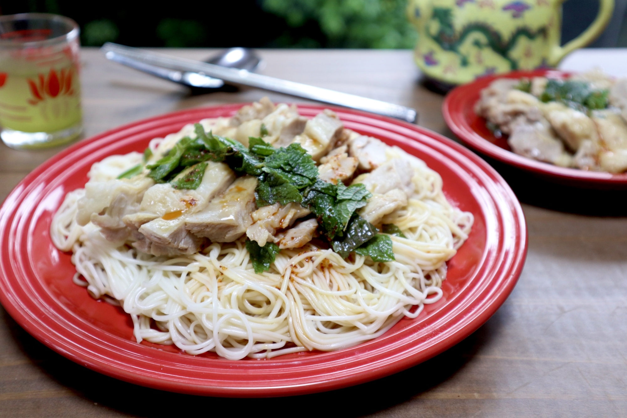 よだれ鶏素麺