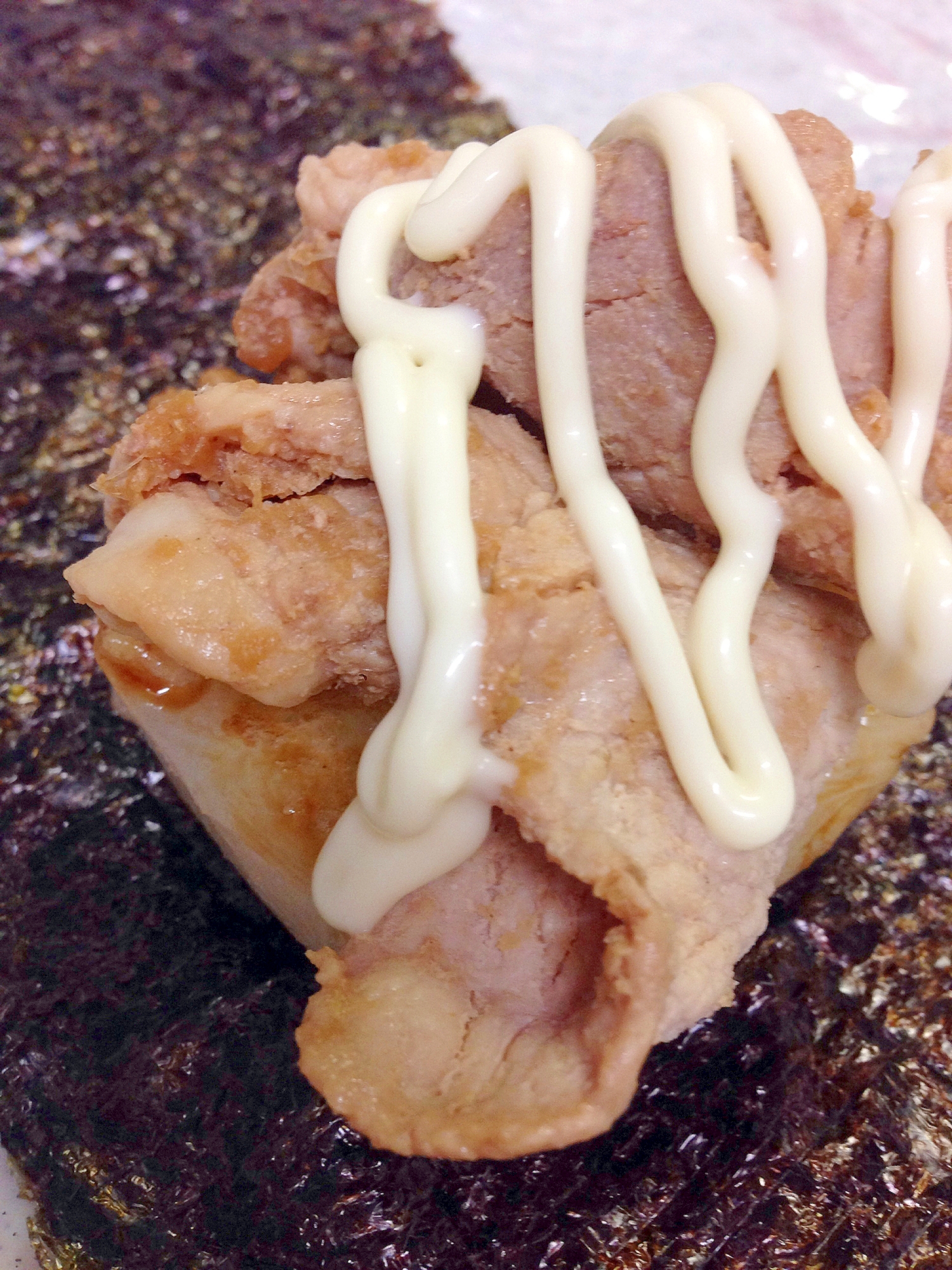 豚肉の生姜焼き餅