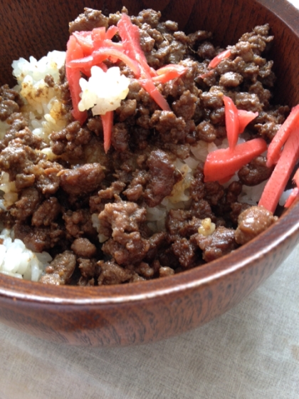 丼にしました☆美味しかったです○