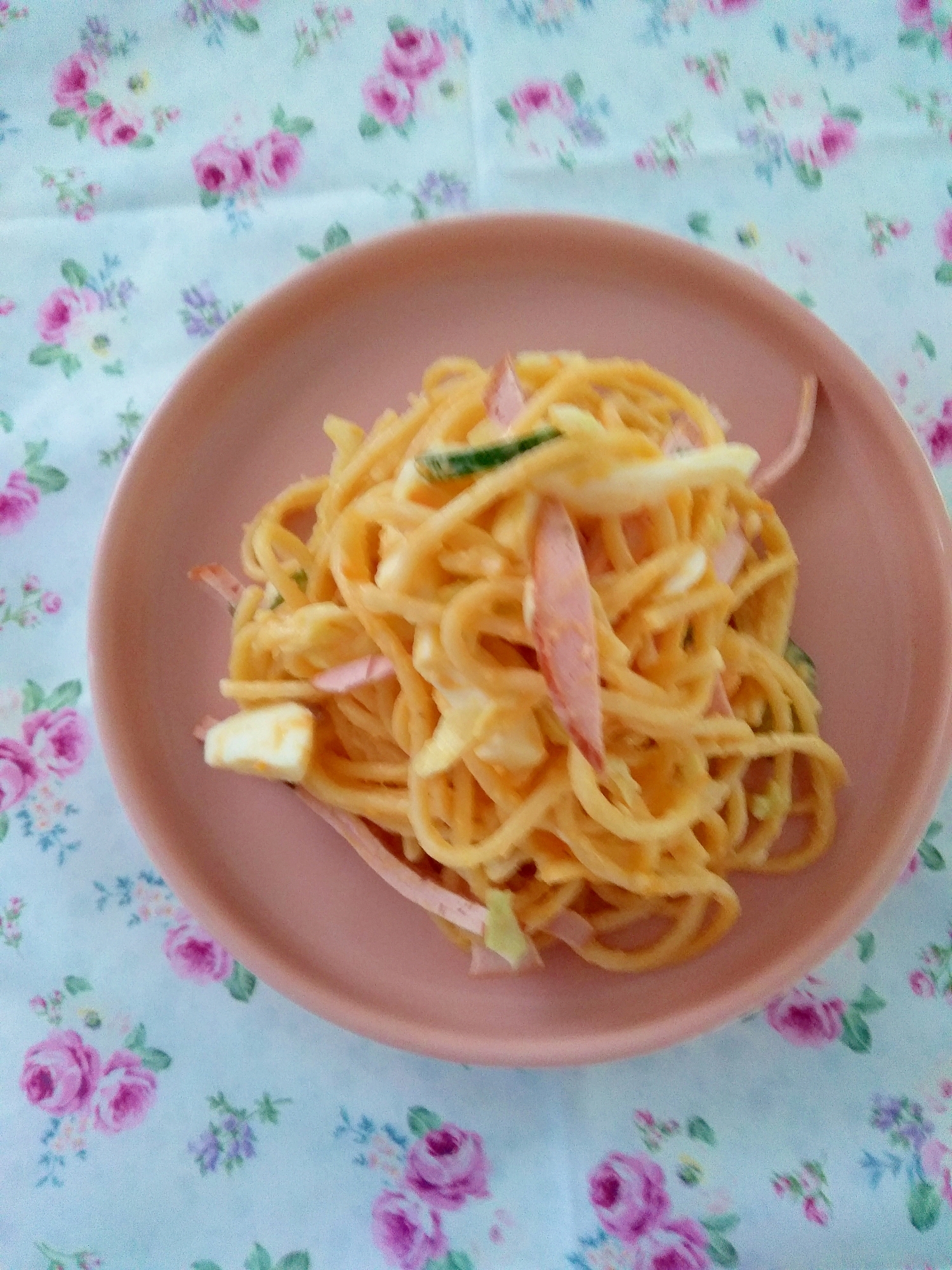 素朴！キャベツ入りスパゲティサラダ
