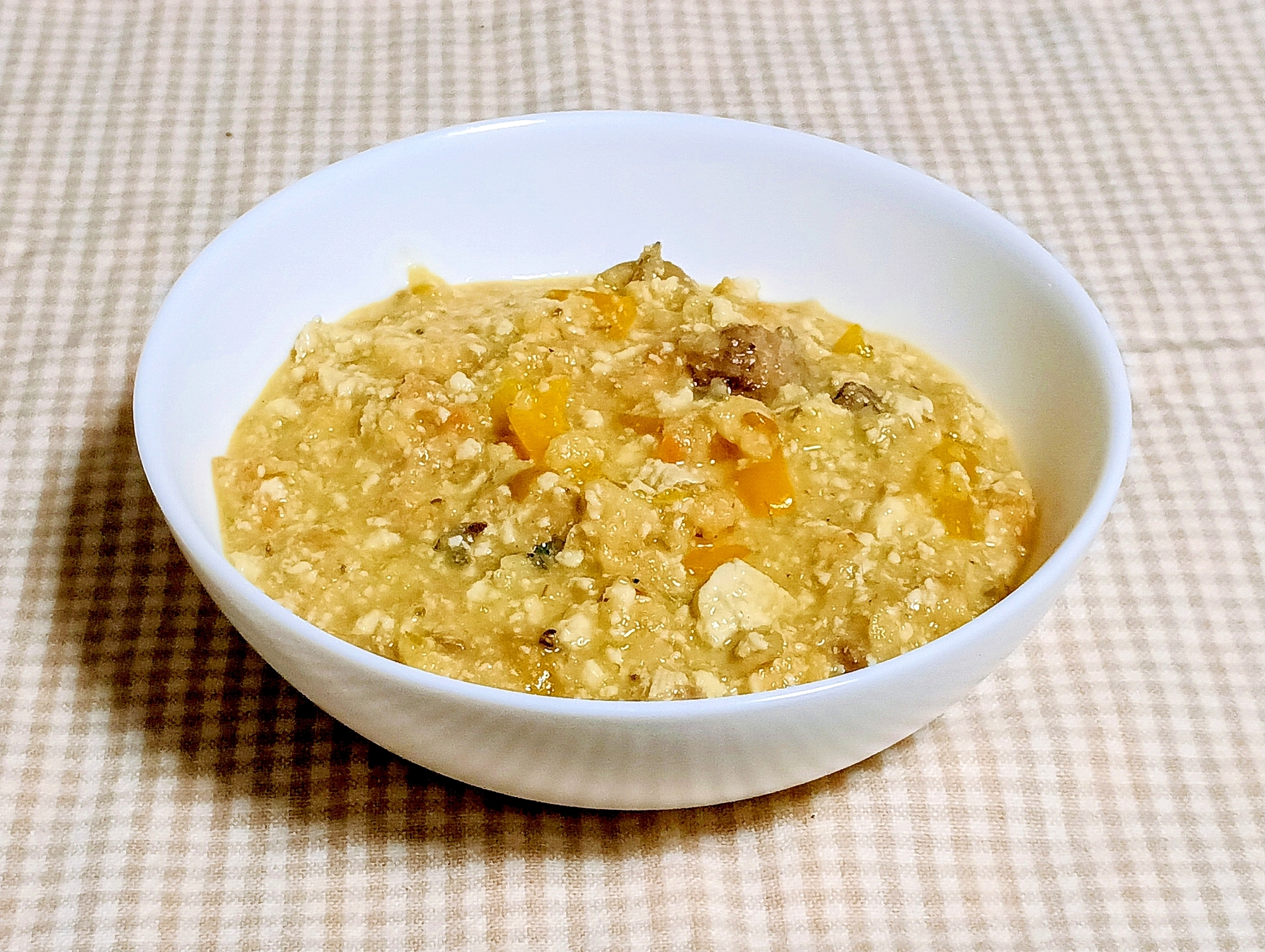水なしで作る❤りんごと鯖と豆腐のクリームシチュー