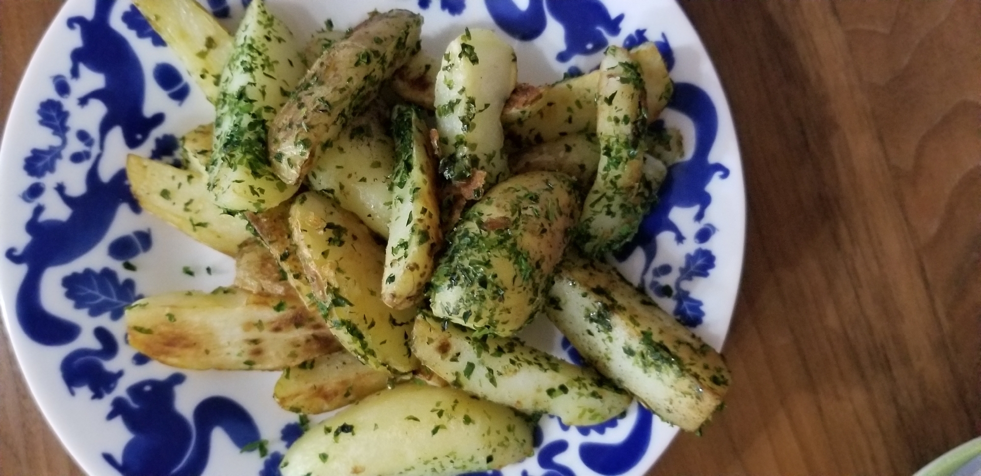 電子レンジで時短！青のりポテト