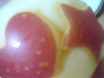 キャラ弁に！飾りりんご