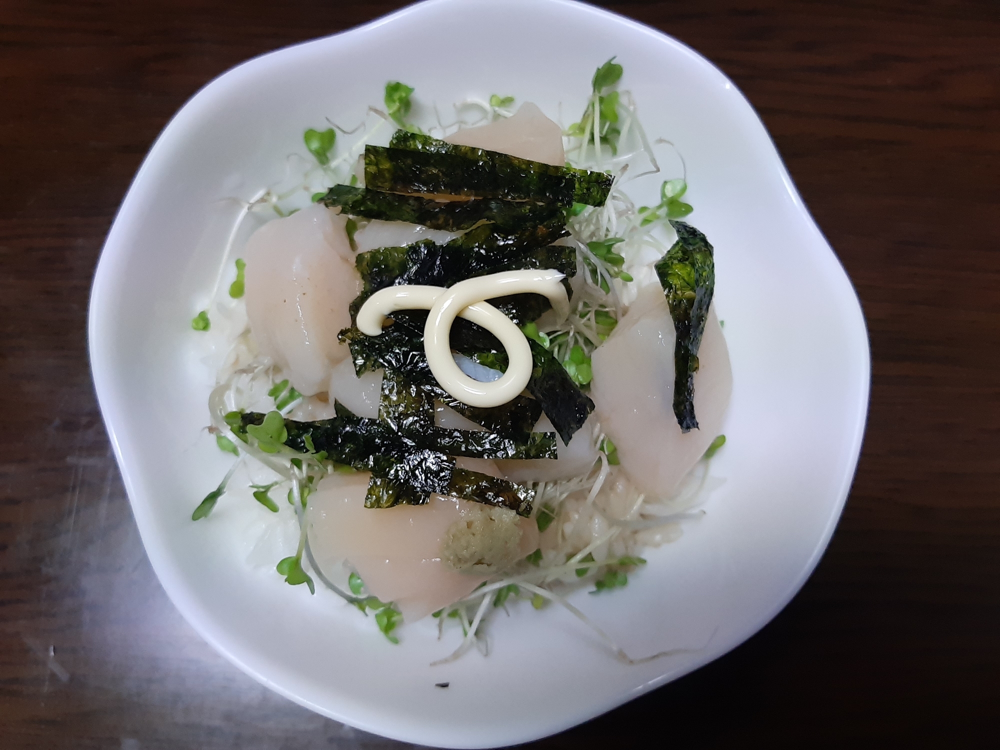 簡単ほたて丼