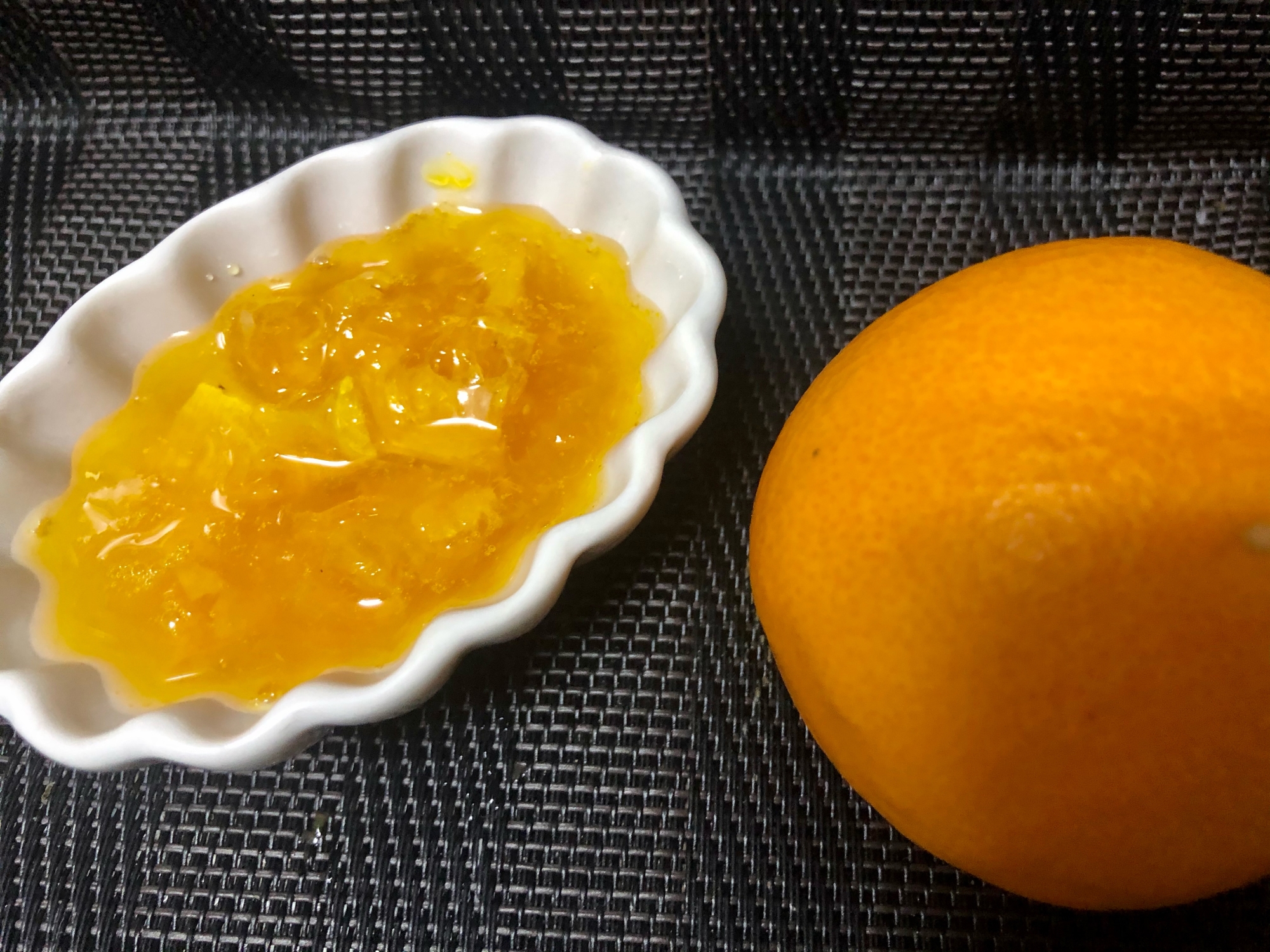 レンジで簡単☆フレッシュオレンジソース