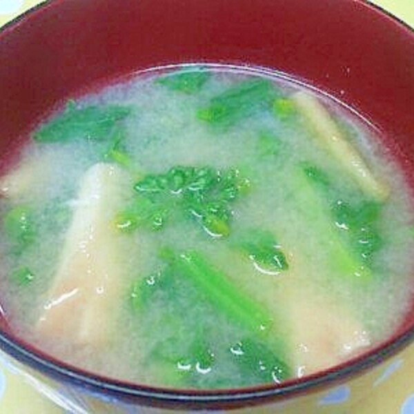 菜の花 油揚げの味噌汁 レシピ 作り方 By 不二子ちゃん2号 楽天レシピ 菜の花 油揚げの味噌汁 レシピ 作り方 By 不二子ちゃん2号 楽天レシピ