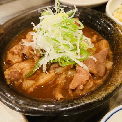 居酒屋モツ煮風♡鶏皮の味噌煮込み