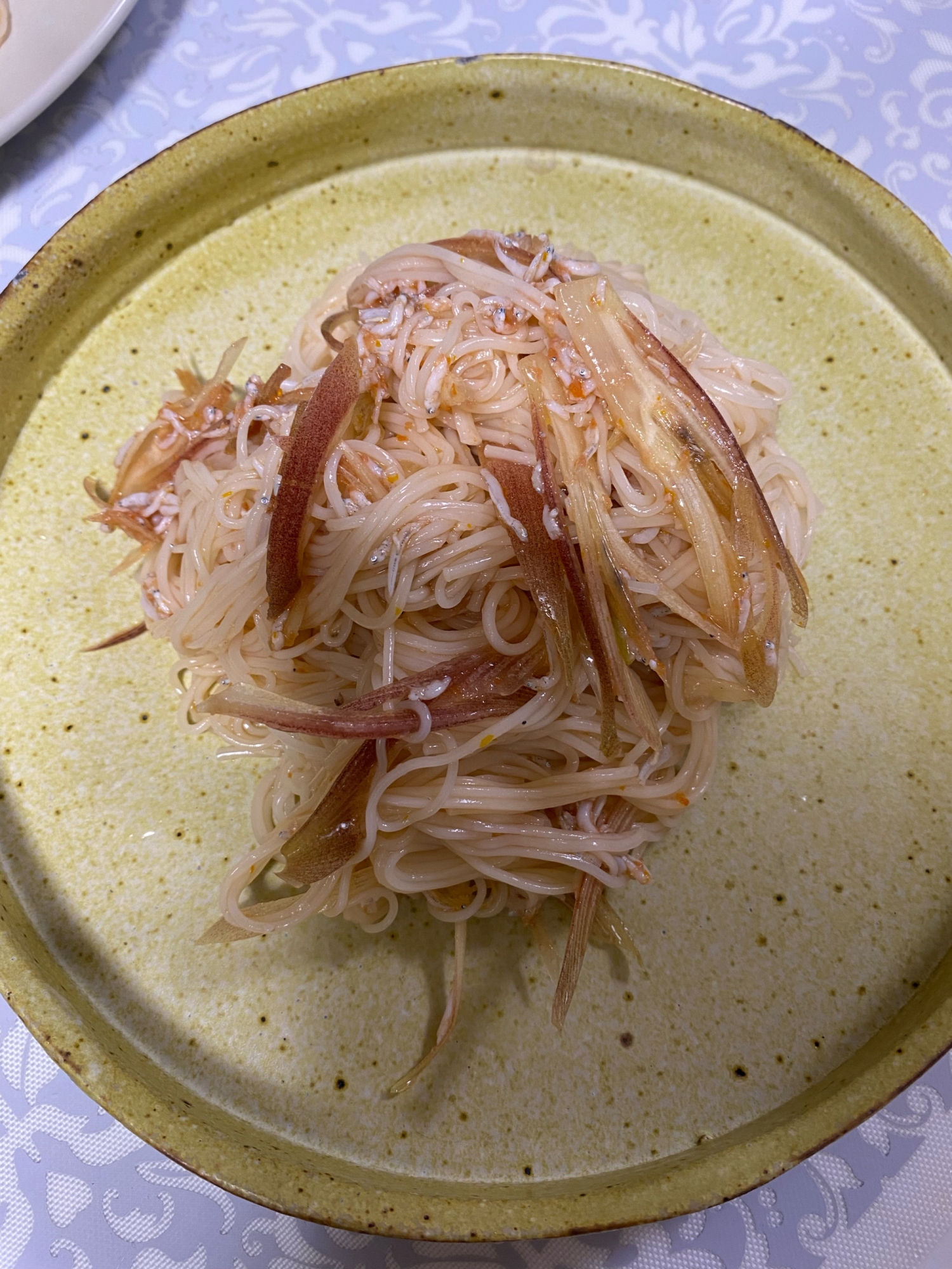 トマト梅風味の素麺カッペリーニ
