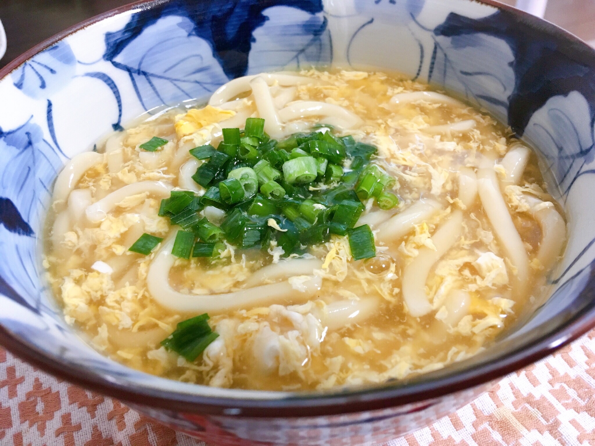 卵のあんかけうどん