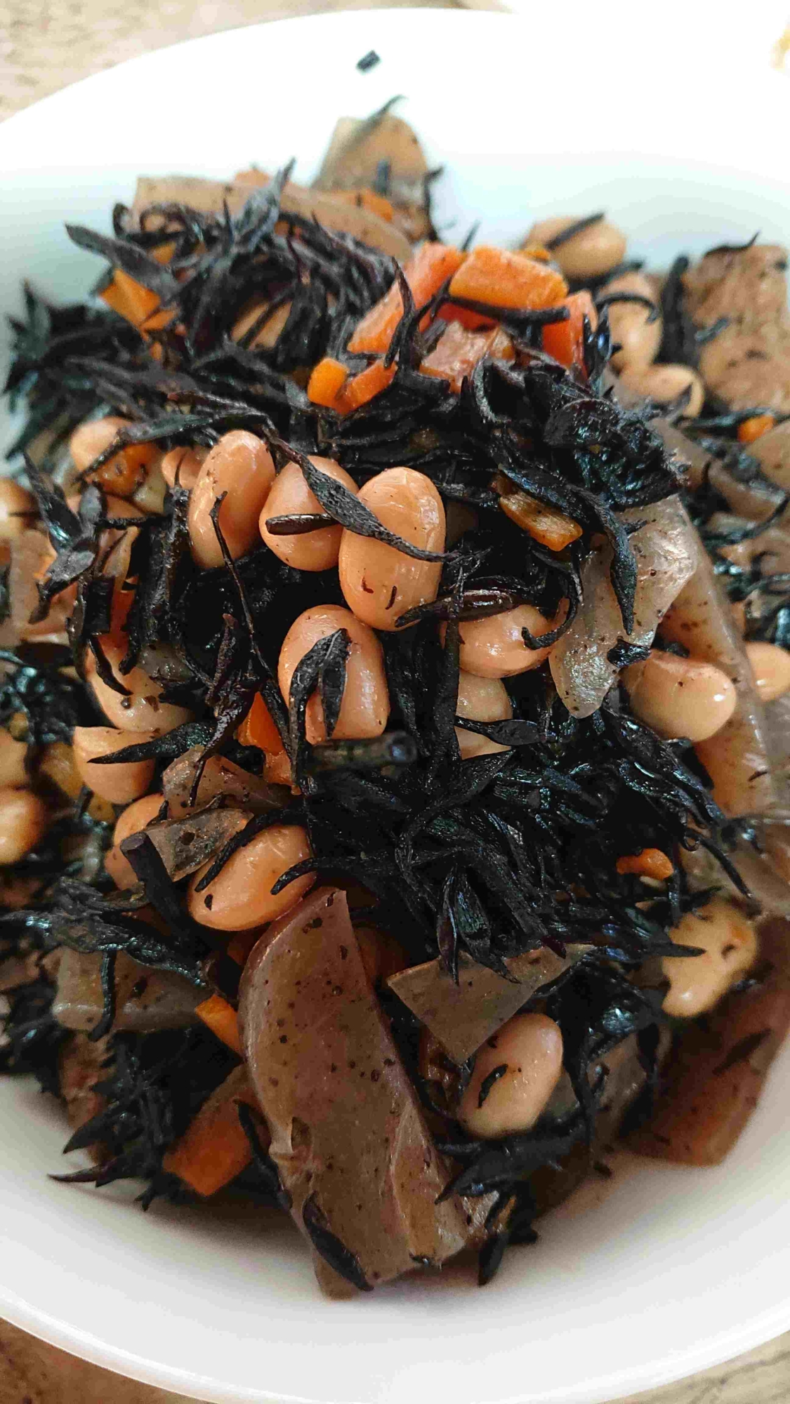 煮て冷やして 時短でひじきの煮物