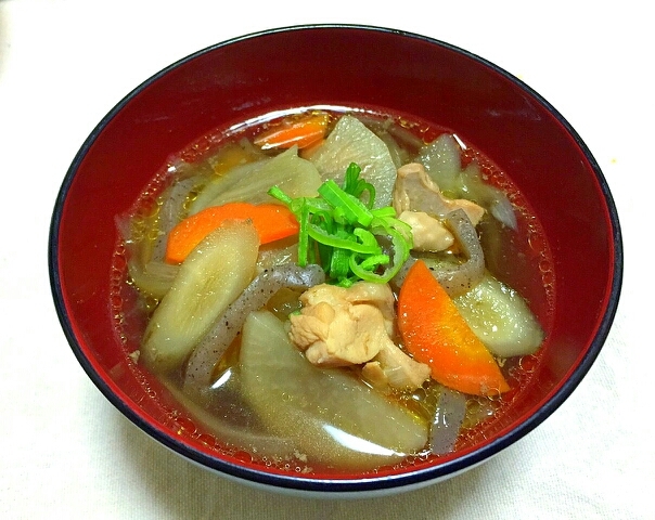 具だくさん根菜けんちん汁