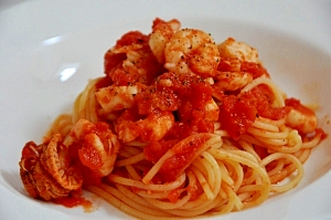 包丁いらずのシーフードパスタ レシピ 作り方 By すくパラぷらす編集部 楽天レシピ