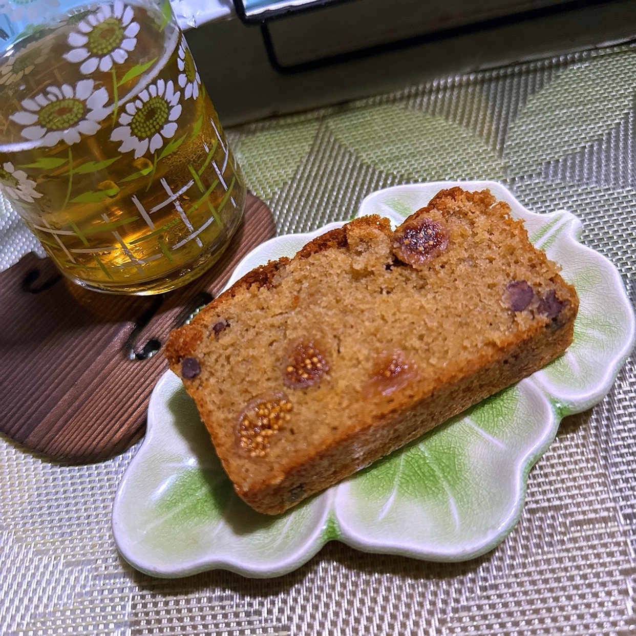 麦こがしの無花果あずきパウンドケーキ