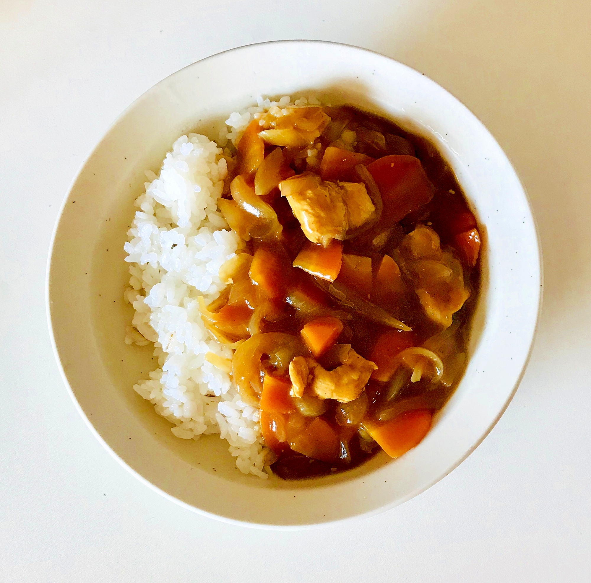 簡単ムネ肉カレー