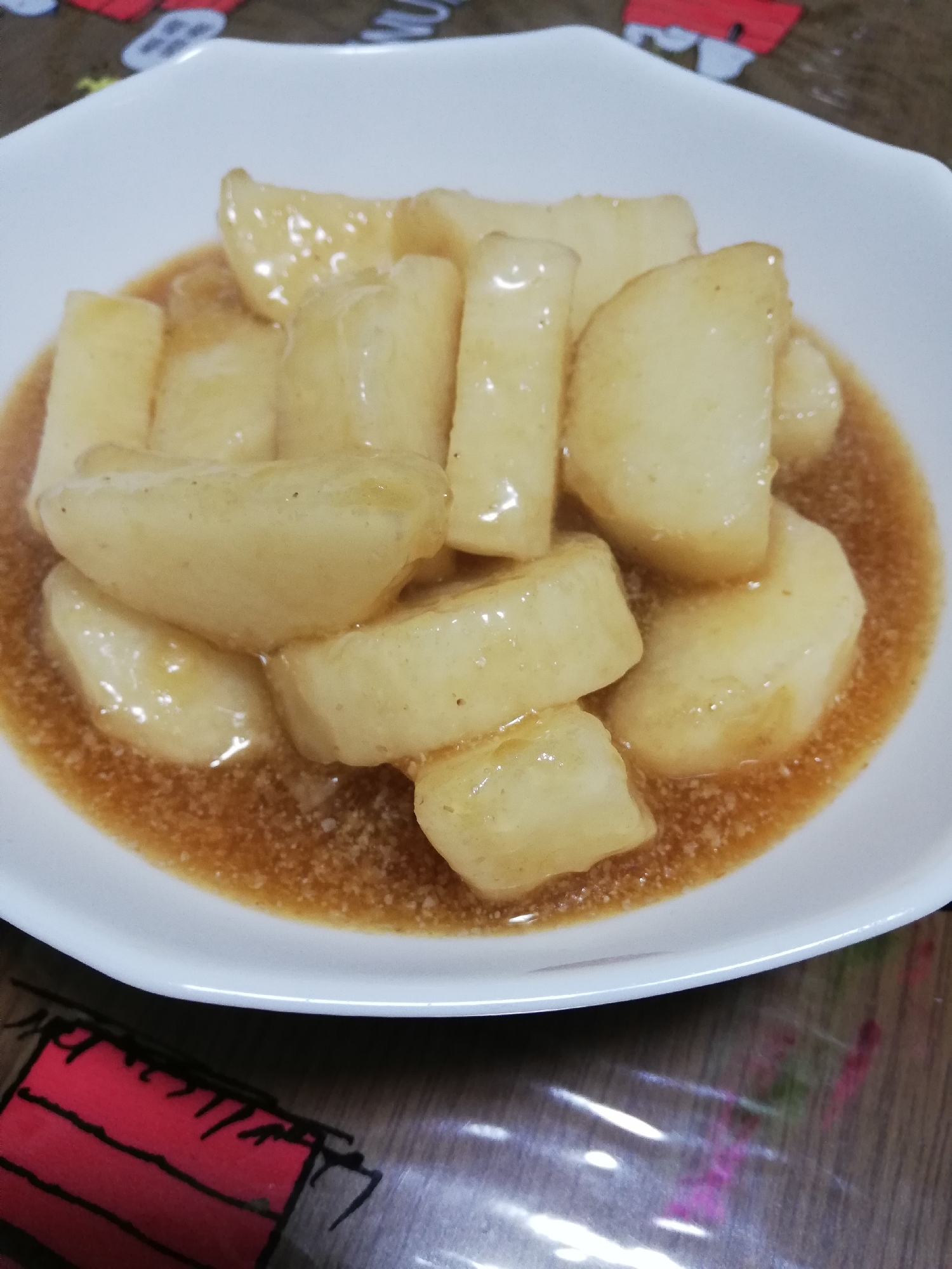 タレもおいしい！長芋のごまめんつゆ煮