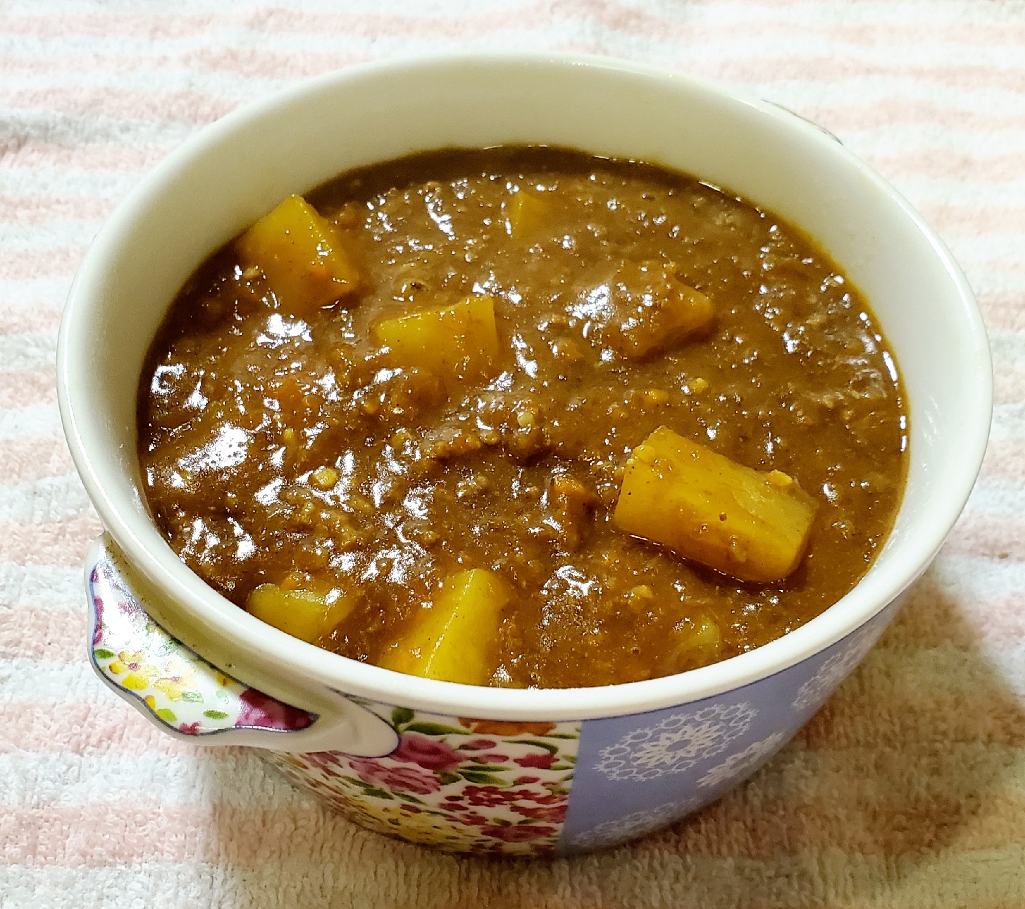 じゃがいもが美味しいキーマカレー