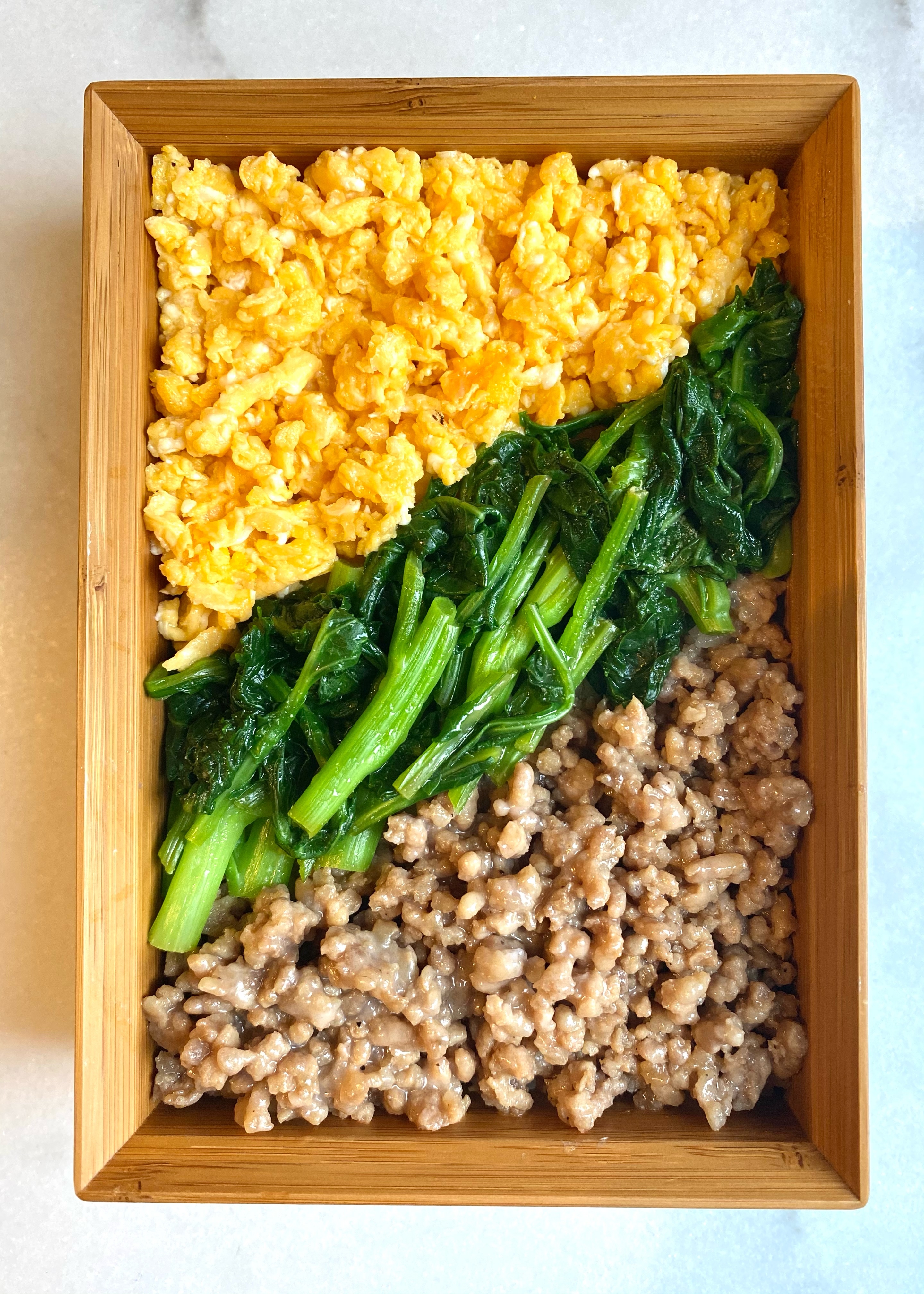 主夫がつくる菜の花で三色お弁当 レシピ 作り方 By 主夫マコト 楽天レシピ