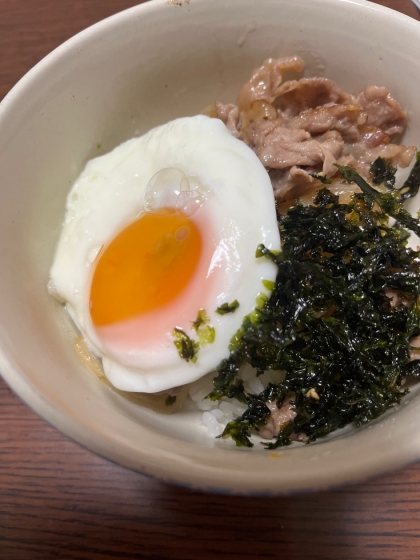 味付け1本！カンタン酢de簡単♡豚肉の照りマヨ丼♪