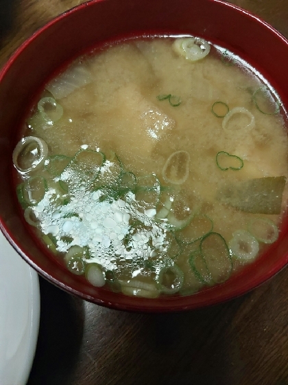 小松菜えのき♪こくのあるお味噌汁