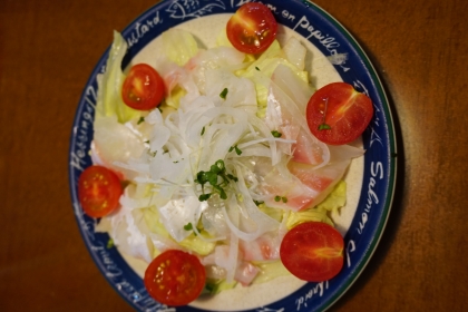 レストランの味が食卓に！鯛のカルパッチョ