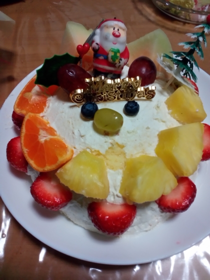 クリスマスケーキに妹と美味しいドームケーキつくりました(≧∇≦)
綺麗に出来て、うれしかったです!
素敵レシピありがとうございました～♪