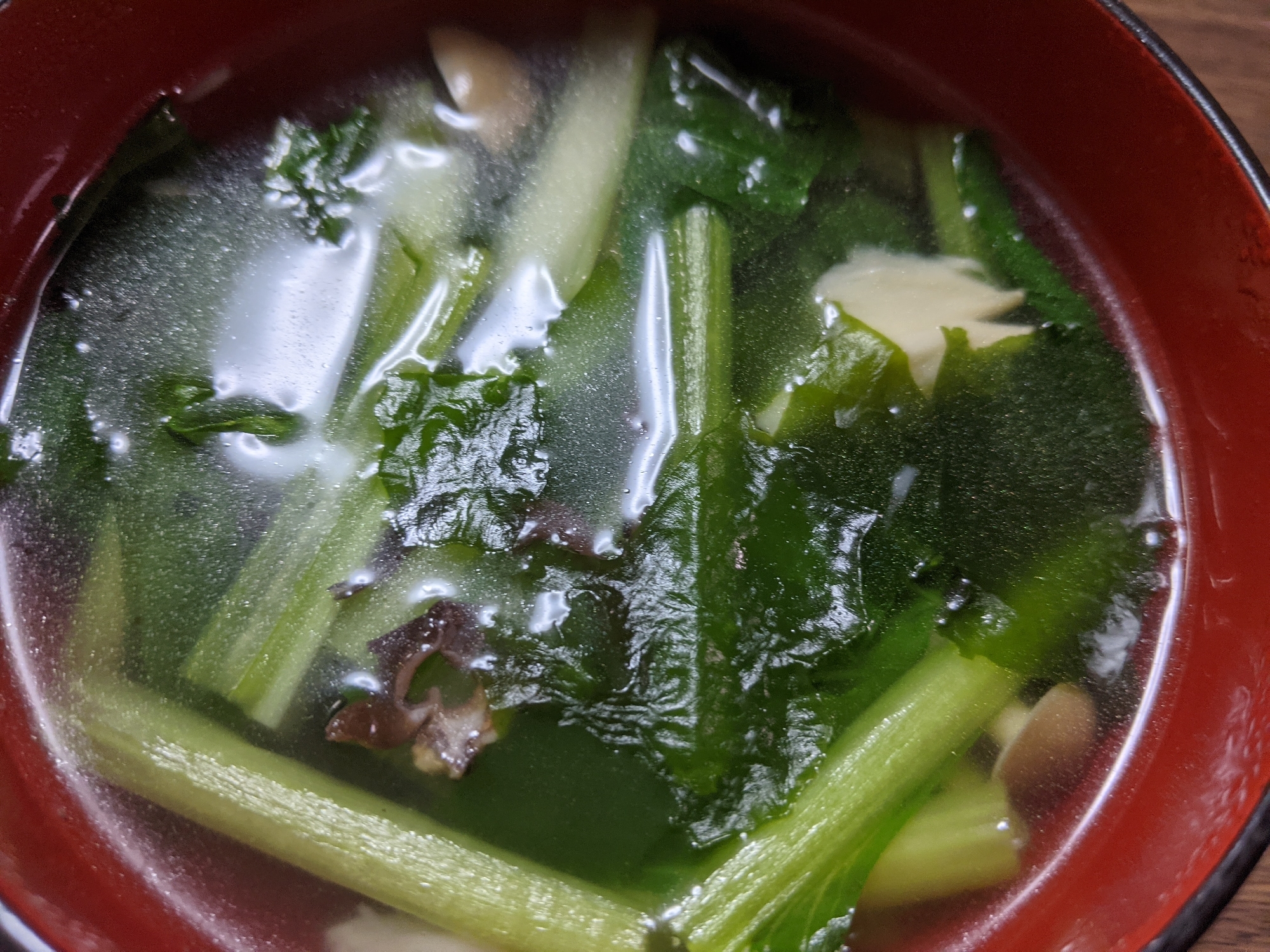小松菜スープ
