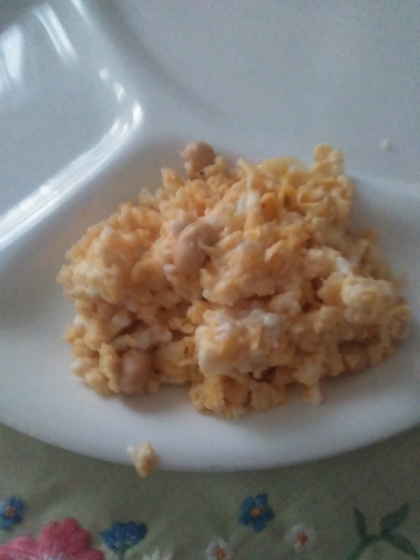 豆活しましょ☘ヘルシーお豆スクランブルエッグꕤ୭*