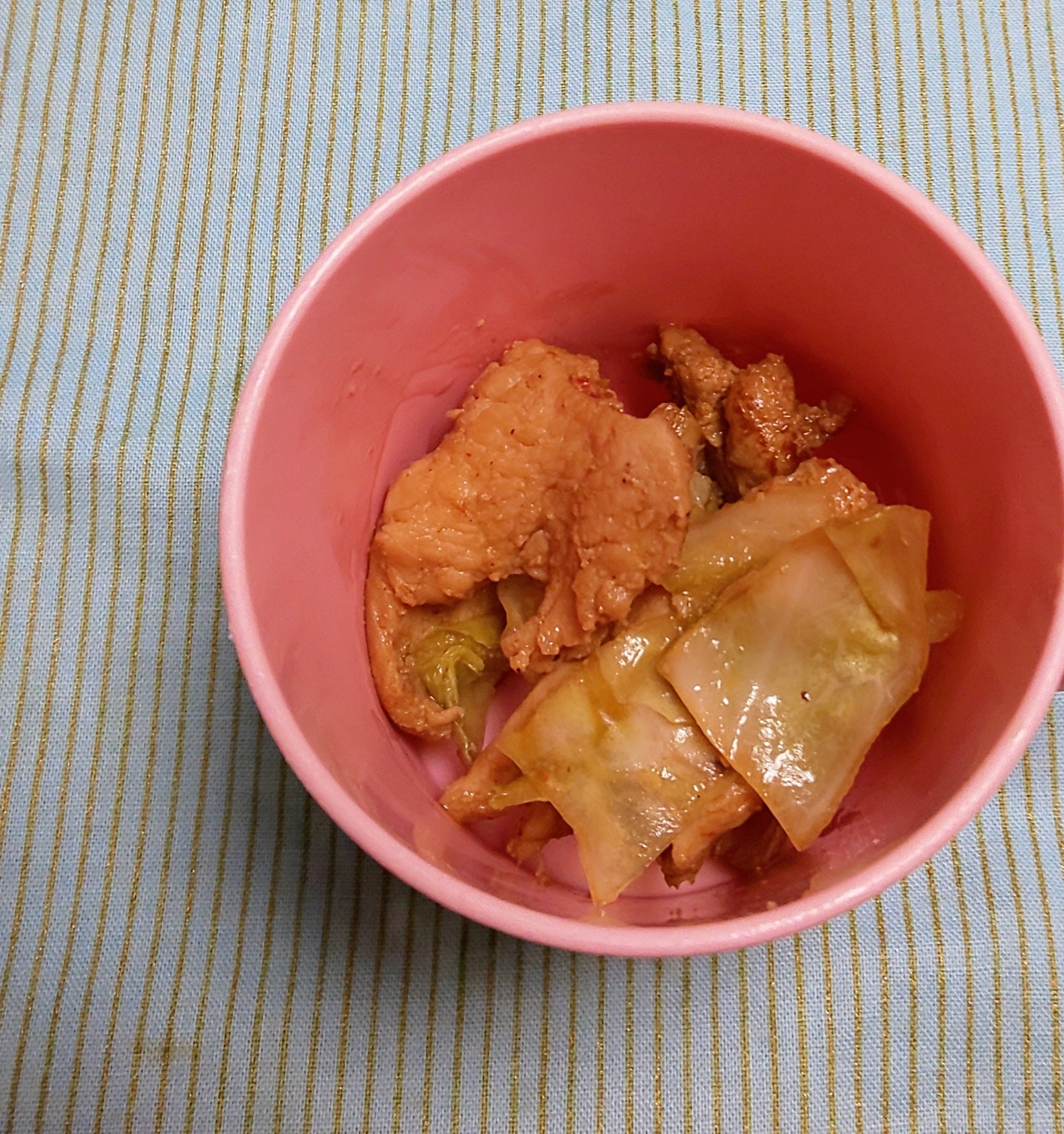鶏のキャベツ炒め