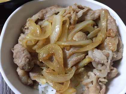 生姜焼き丼