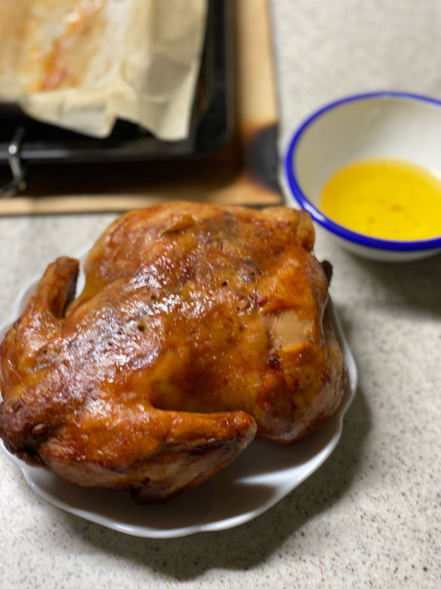 クリスマスチキン！【赤ワインに合う】鶏の丸焼き