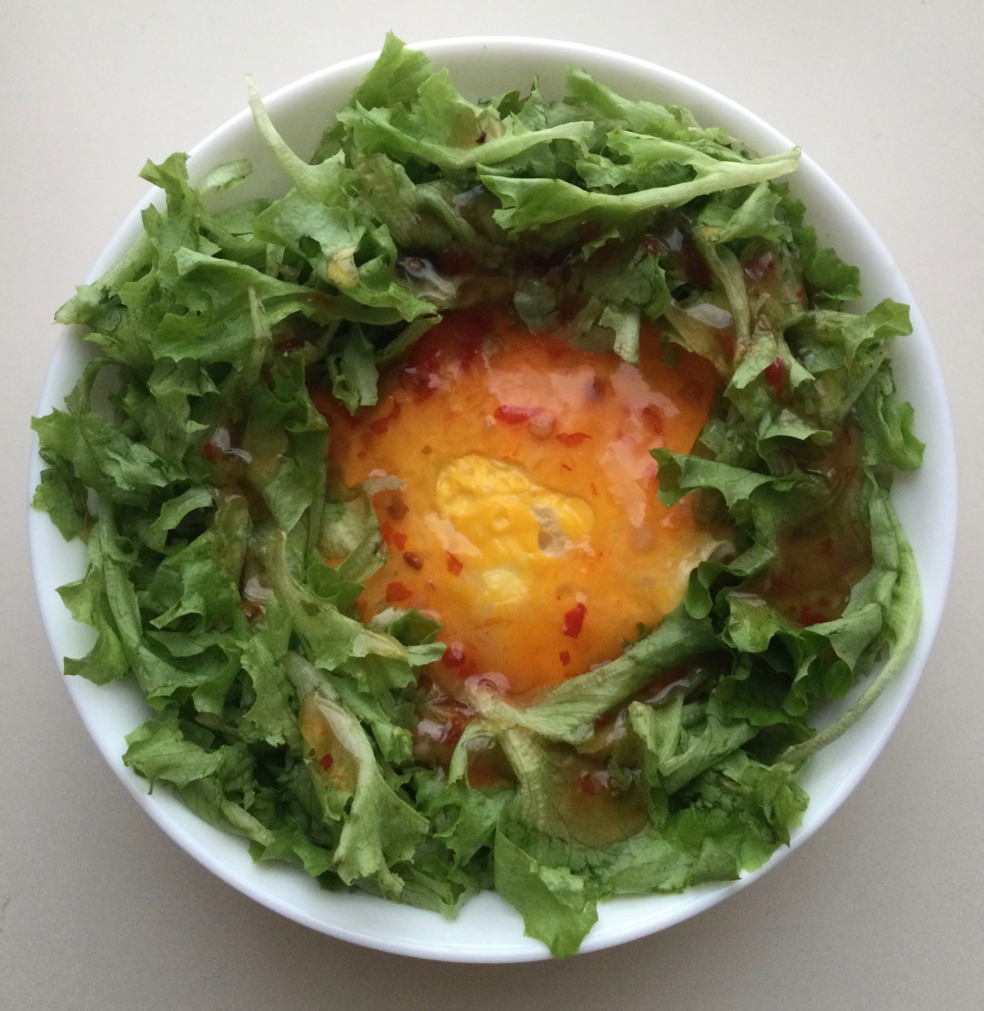 卵とレタスのスイチリかけご飯