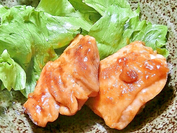 超簡単!!鶏もも肉の焼き肉のタレ照り焼き