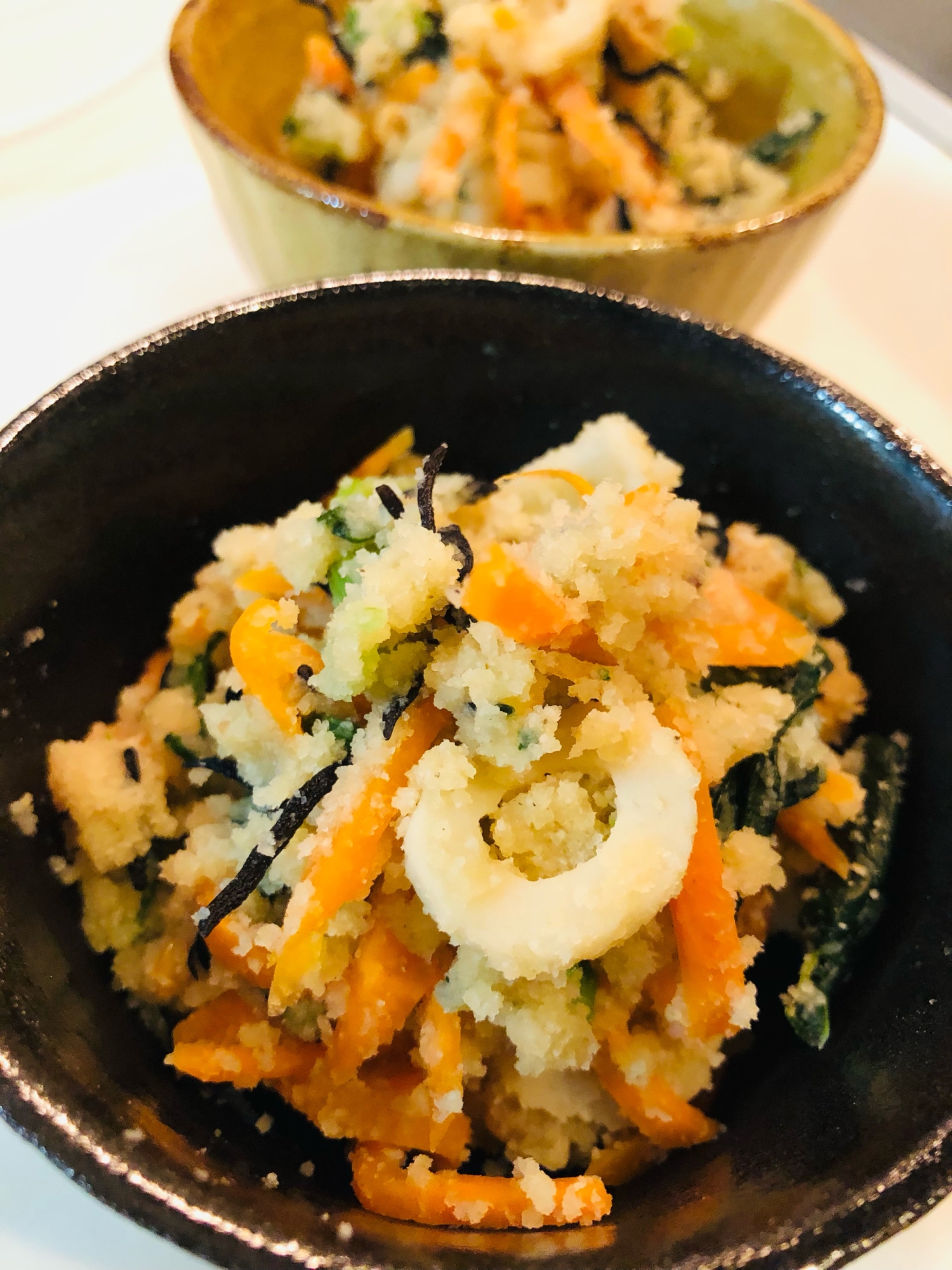 レンジで簡単 食物繊維たっぷり卯の花 レシピ 作り方 By Hiiii Chan 楽天レシピ レンジで簡単 食物繊維たっぷり卯の花 レシピ 作り方 By Hiiii Chan 楽天レシピ