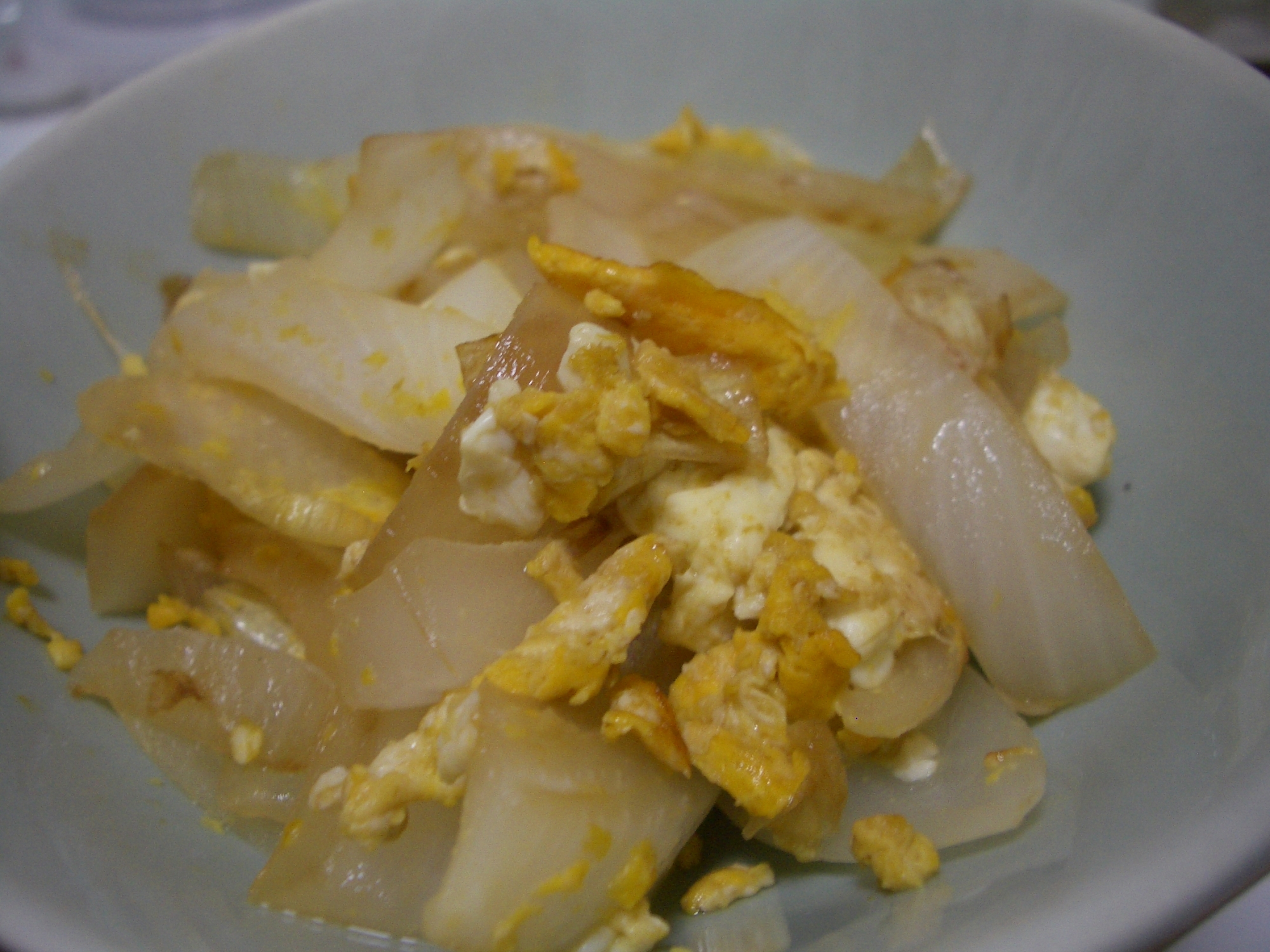 白菜の中華卵炒め