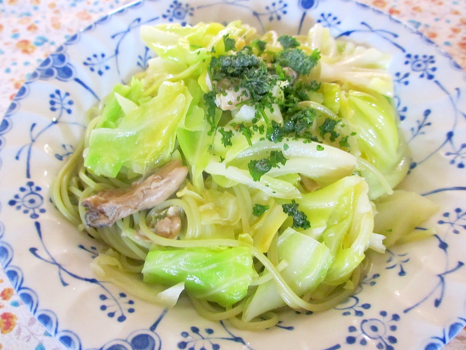 カキのオイル漬けとキャベツのパスタ レシピ 作り方 By Mococo05 楽天レシピ