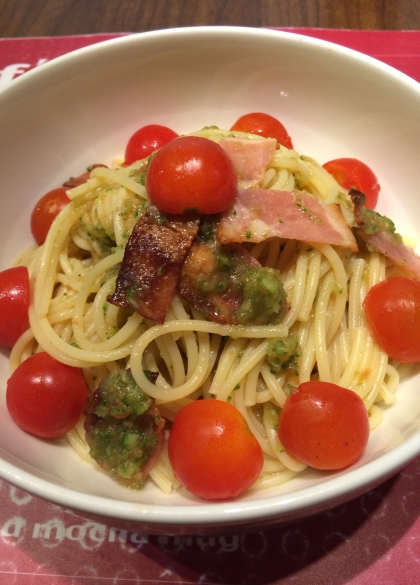 夏におすすめ♪キュウリとトマトの冷製パスタ