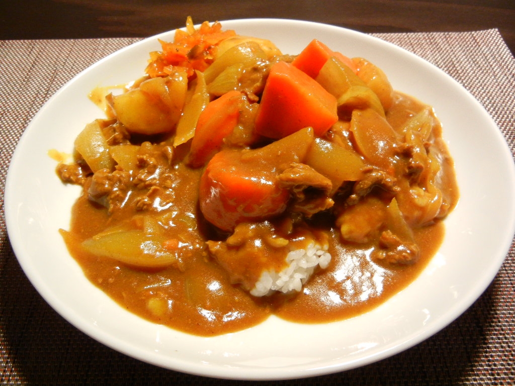 ごろごろ野菜のスパイシーカレー