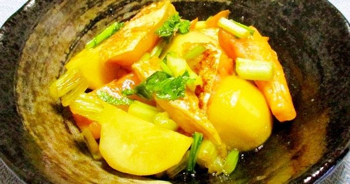 優秀レシピ（2）旨味たっぷり☆鮭ハラスとかぶの甘辛炒め