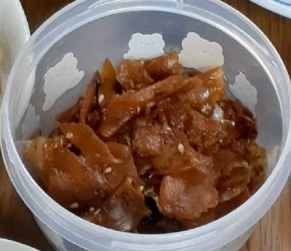 生姜黒砂糖煮