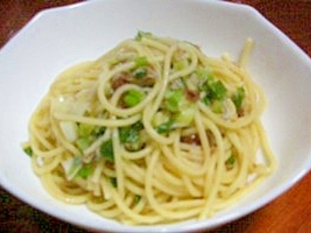 しらすとネギの梅風味パスタ レシピ 作り方 By Candy7147 楽天レシピ しらすとネギの梅風味パスタ レシピ 作り方 By Candy7147 楽天レシピ