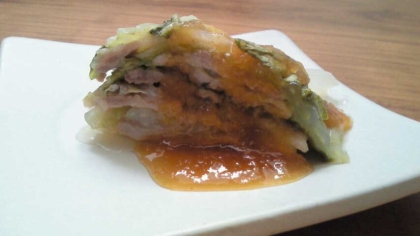 豚肉と白菜のレンジ蒸し