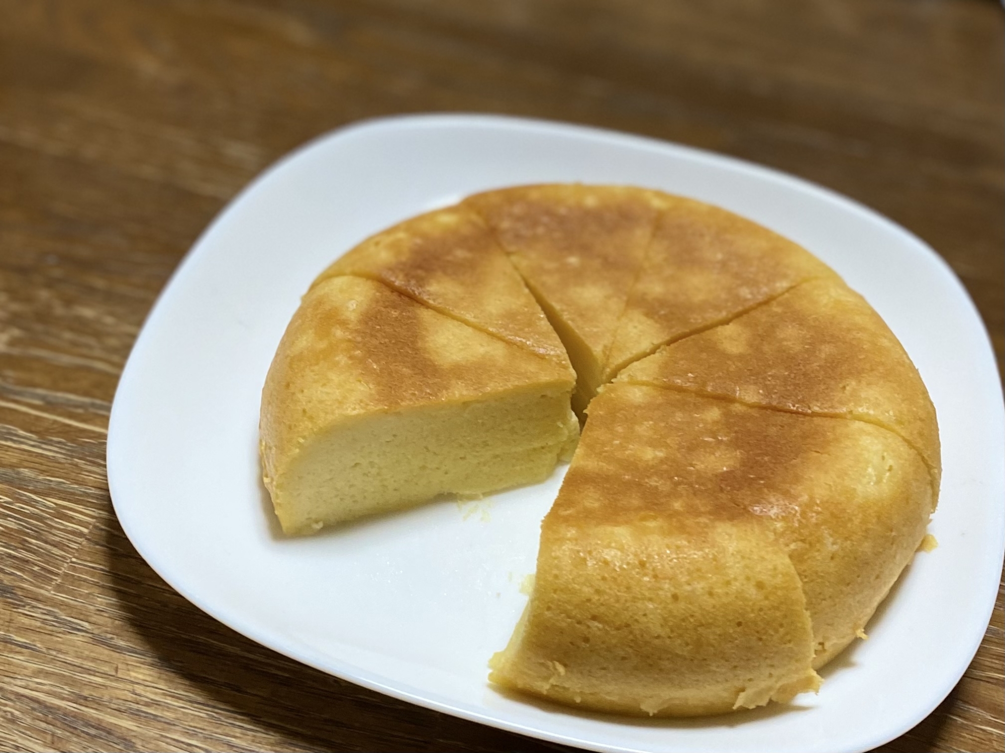 炊飯器で！グルテンフリーしっとりチーズケーキ♡