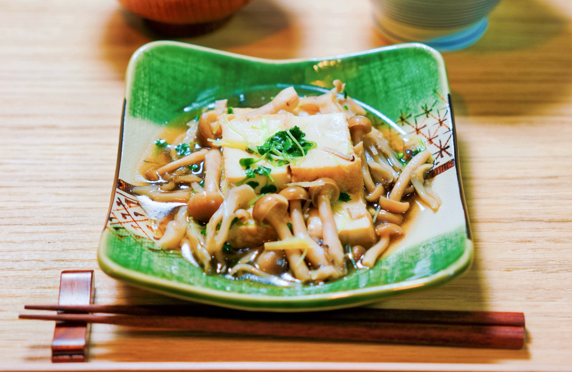 しめじ、まいたけ、厚揚げの煮びたし【和食・副菜】