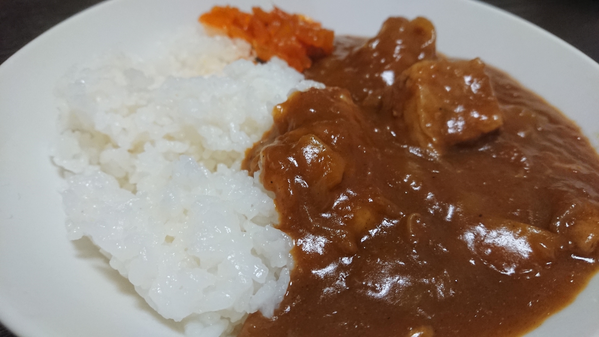 圧力鍋でカレーライス