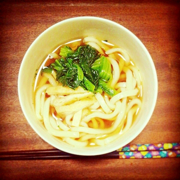 レンジだけ*夜食ミニうどん