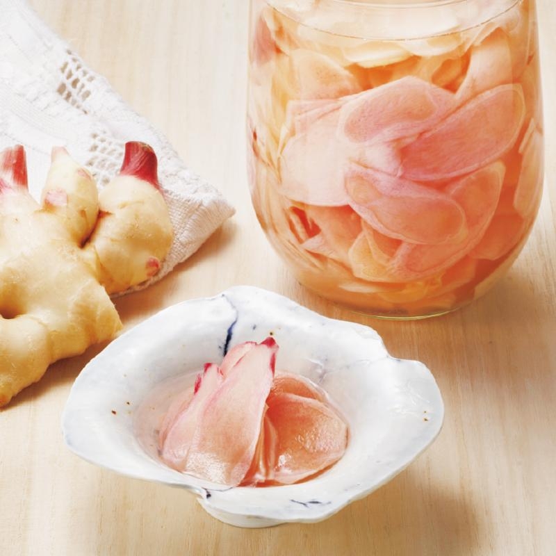 新生姜のおいしい酢漬け