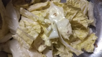 白菜のゴマドレサラダ