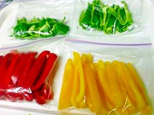 彩り 栄養 美味しい パプリカの用途別冷凍保存方法 レシピ 作り方 By Hami79 楽天レシピ 彩り 栄養 美味しい パプリカの用途別冷凍保存方法 レシピ 作り方 By Hami79 楽天レシピ