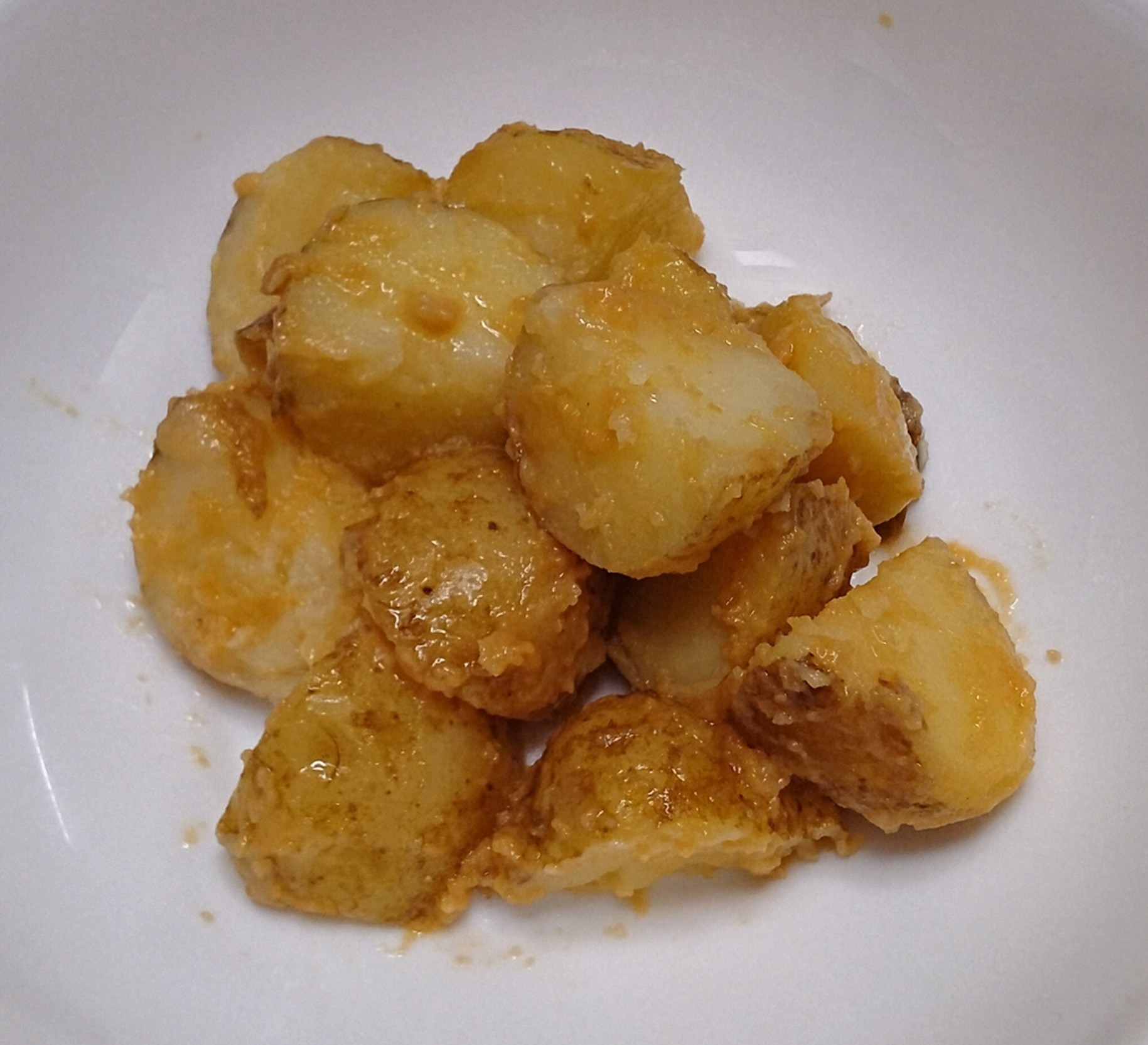 レンチンのじゃがいもの味噌バターからめ